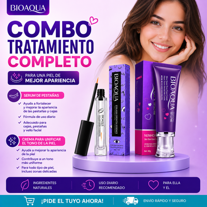 Combo 2 X 1 Tratamiento Completo Pestañas y Piel Bioaqua